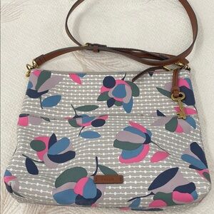 Fossil Women's Floral Crossbody Bag - Multicolor